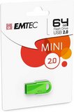 Emtec 64GB Mini pendrive zöld 