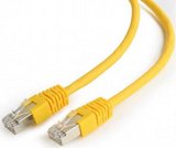 Gembird FTP patch kábel CAT6 25cm sárga 