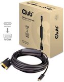 Club3D USB-C - VGA aktív kábel 5m 