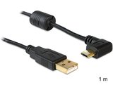 Delock USB - 90°-os micro USB 1m kábel 