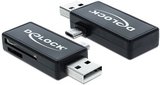 Delock USB + mcroUSB OTG kártyaolvasó 
