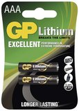 GP Batteries AAA lítium elem (2db) 