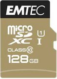 Emtec 128GB Elite Gold microSDHC memóriakártya C10 U1 SD átalakítóval 