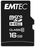Emtec 16GB Classic microSDHC memóriakártya C10 SD átalakítóval 