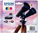 Epson 502 nagykapacitású fekete + színes tintapatron csomag 