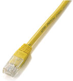 Equip U/UTP patch kábel CAT6 50cm sárga  