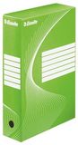 Esselte A4 80 mm Standard archiváló doboz zöld-fehér karton 