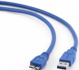 Cablexpert USB 3.0 - USB Micro-B kábel 50cm kék 