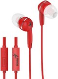 Genius HS-M320 mikrofonos fülhallgató piros 