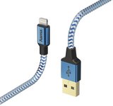 Hama USB - Lightning kábel 1.5m kék 