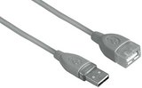 Hama USB hosszabbító kábel 1.8m szürke 