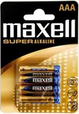 Maxell AAA Super Alkálielem 4db/csomag 