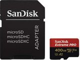 Sandisk 400GB Extreme Pro microSDXC memóriakártya UHS-I C10 V30 A2 SD adapterrel 