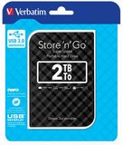 Verbatim Store n Go 2TB USB3.0 külső HDD fekete 