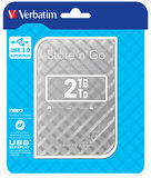 Verbatim 2TB Store n Go USB3.0 külső HDD ezüst 