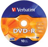 Verbatim DVD-R 4.7GB 16x 10db-os zsugor 