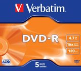 Verbatim DVD-R 4.7GB 16x 5db-os normál tok 