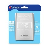 Verbatim 1TB Store n Go USB3.0 külső HDD ezüst 