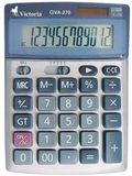 Victoria GVA-270 asztali számológép fehér-kék 